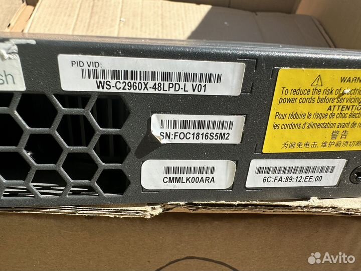 Коммутатор Cisco WS-C2960X-48LPD-L