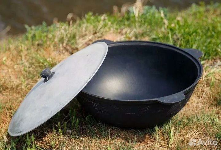 Казан чугунный узбекский