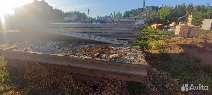 Плиты перекрытия бу