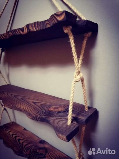 Полка на верёвках