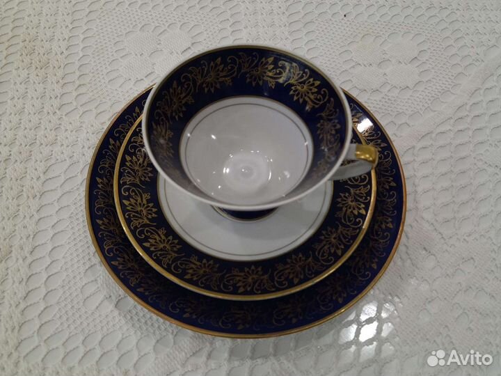 Чайная тройка фарфор Германия