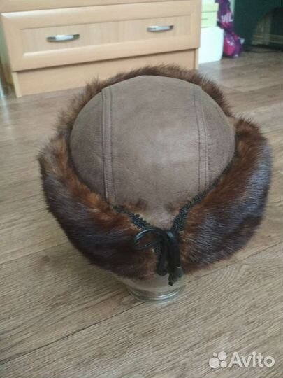 Шапка зимняя меховая женская норковая