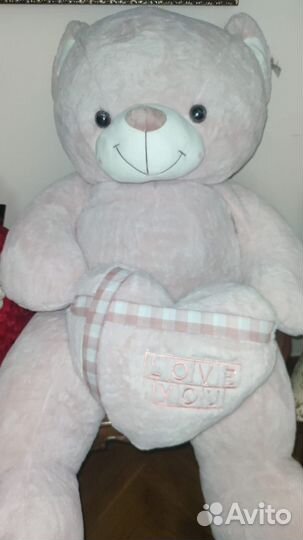 Плюшевый медведь мыльные розы
