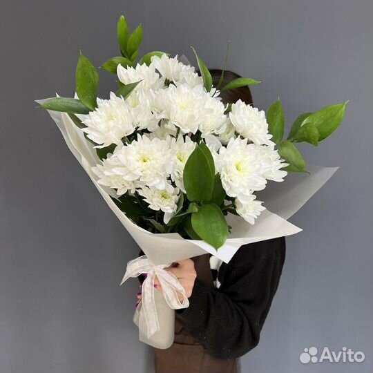 Хризантема букет из хризантем