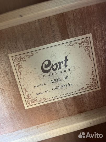 Акустическая гитара cort af510 OP