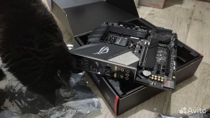 Материнская плата asus rog strix z490-g gaming wif