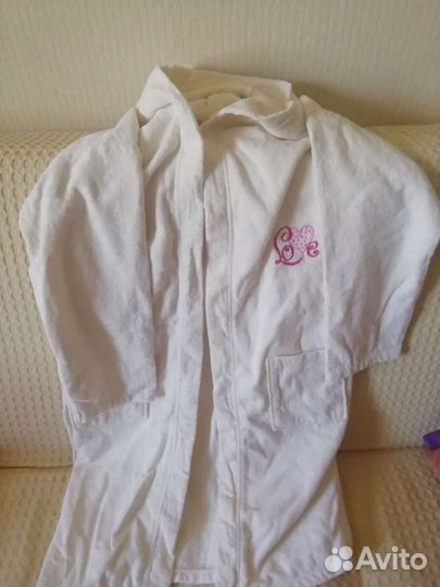 Халат махровый банный детский