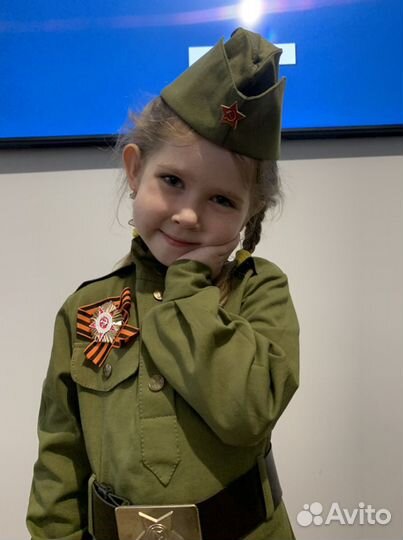 Военная форма для девочки 110