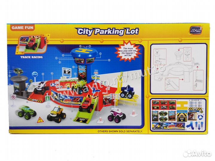 Вспыш Городская парковка и 4 машинки