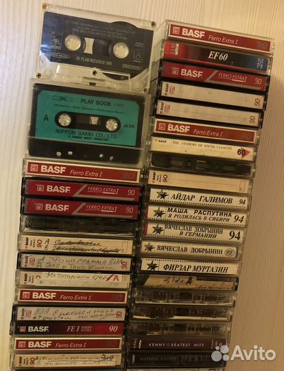 Аудиокассеты с качественной разной записью