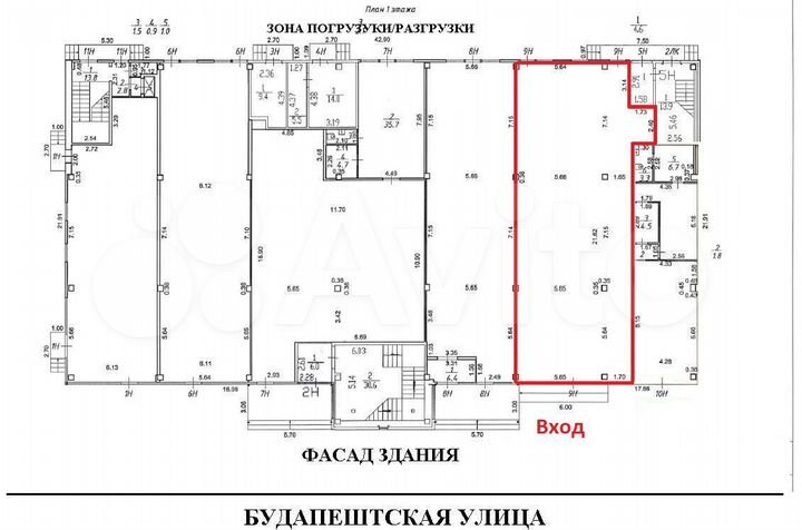 Продам торговое помещение, 170.8 м²