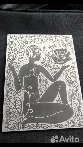 Картина на металле 1975г