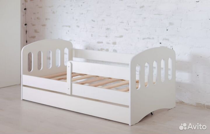 Кровать с бортом софа цвет детская из ламинированн