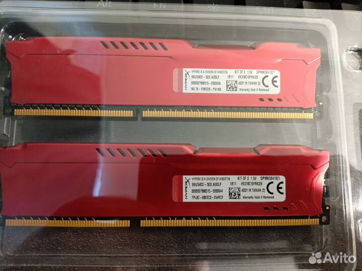 Оперативная память ddr3 8 gb kingston 1866