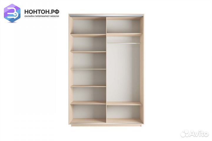 Шкаф-купе 2-х дверный Нонтон фото №1013 / дуб моло