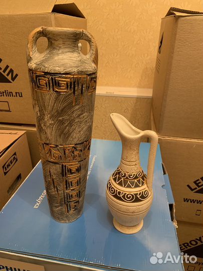 Кувшин нов + ваза беспл