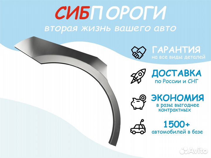 Арки и пороги ремонтные Mitsubishi Airtrek CU