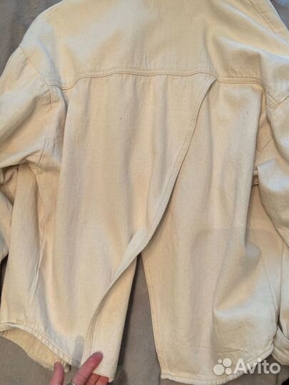 Джинсовая рубашка zara