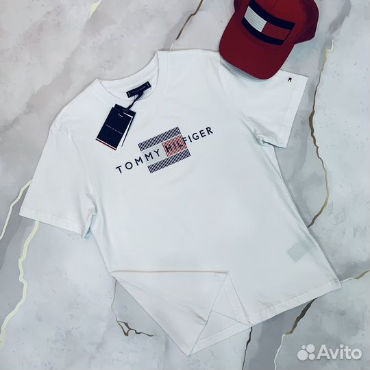 Футболка Tommy Hilfiger вышивка