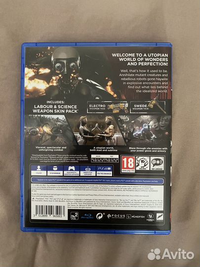 Игра atomic heart на ps 4