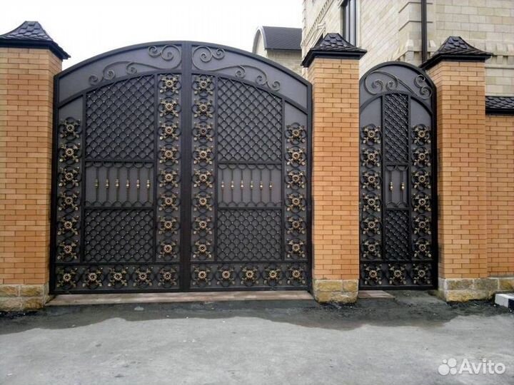 Кованые ворота