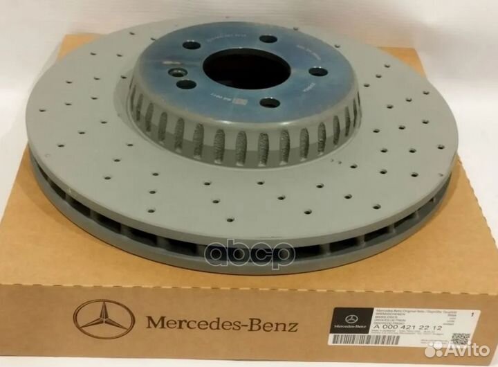 Диск тормозной передний A0004212212 mercedes-benz