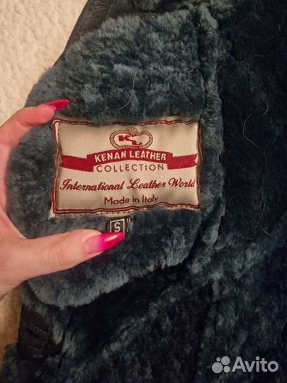 Дублёнка из овчины с капюшоном