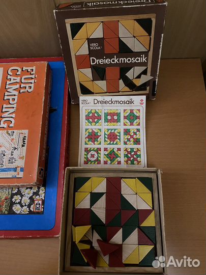 Детские настольные игры ГДР