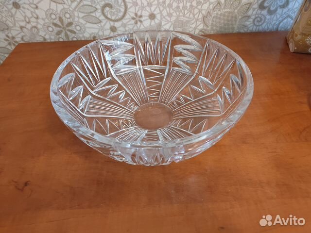 Ваза хрустальная