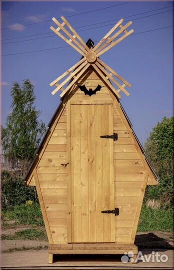 Дачный туалет деревянный К101