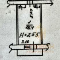 Комната 18,2 м² в 1-к., 3/5 эт., Мариуполь