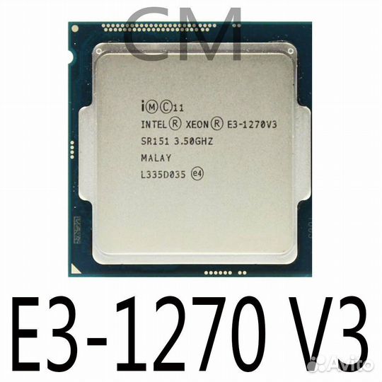 Процессор E3 1270v3 (i7 4770) LGA 1150