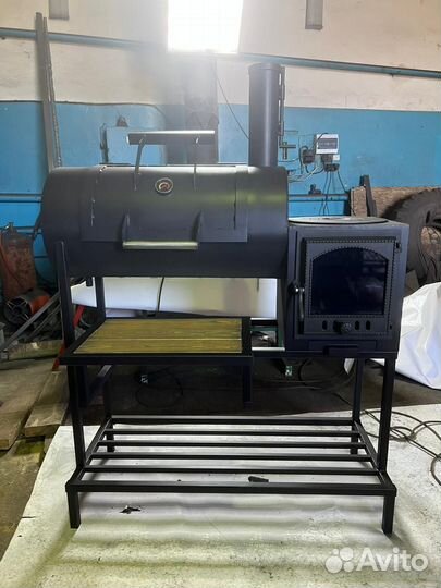 Мангал коптильня смокер