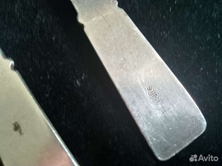 Мельхиоровые ложка/вилка. Мельхиор СССР 60х