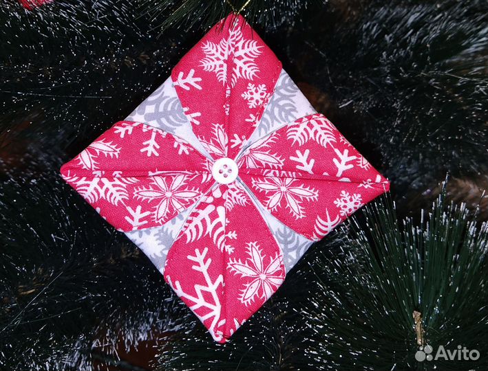 Елочные украшения ручной работы