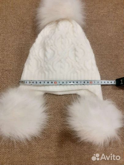 Шапка зимняя для девочки 5-7 лет