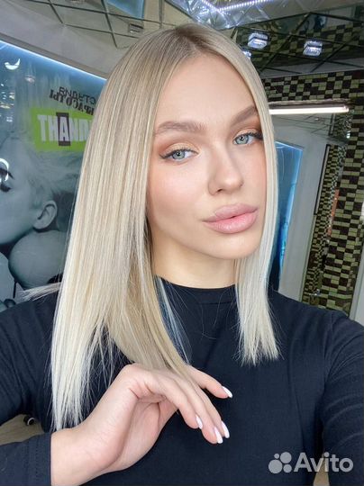 Окрашивание волос любой сложности и стрижки