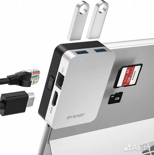 Док станция byeasy Surface Pro 8 6-in-1