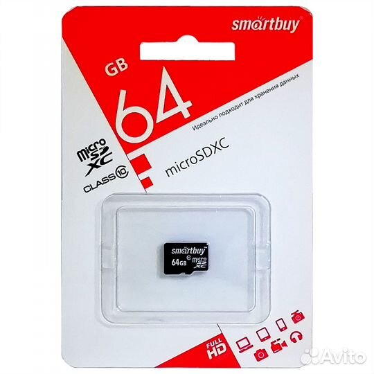 Карта памяти micro sd 64 гб
