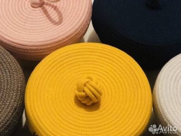 Подарочный набор корзина для хранения с крышкой