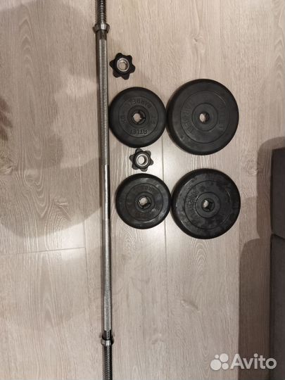 Штанга гриф блины бу