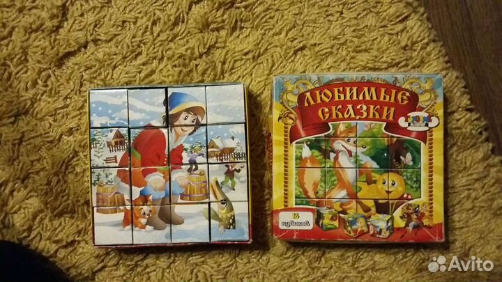 Кубики,Трансформеры (2шт, размер 21