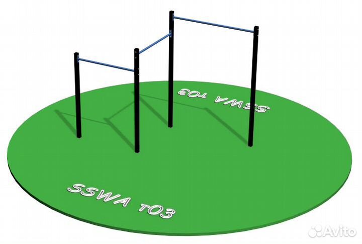 Уличный турник брусья рукоход для детей и взрослых