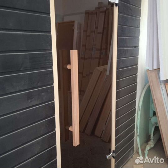 Дверь банная стеклянная