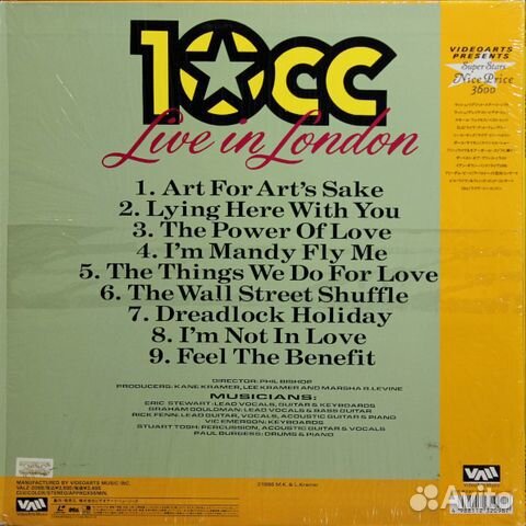 10cc / Live In London (LD)