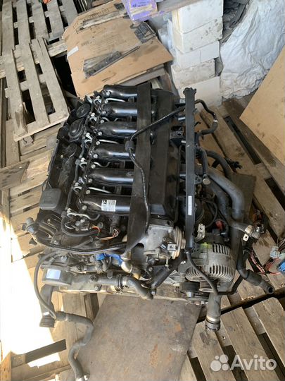 Двигатель в разборе на BMW 3.0d M57N2(306D3)
