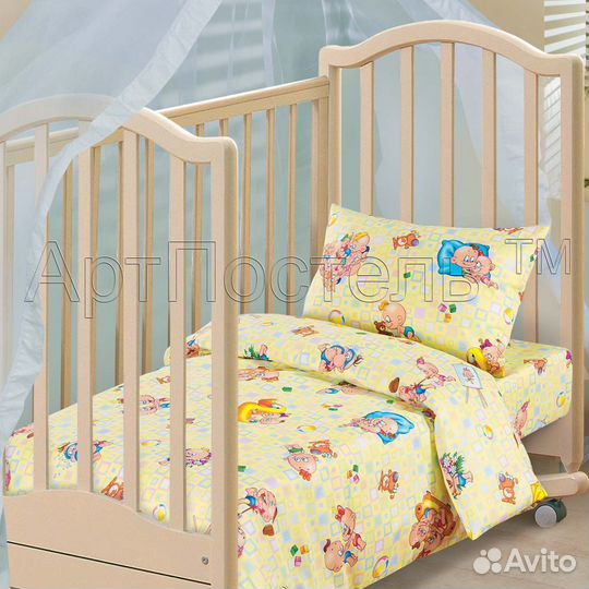 Постельное белье в детскую кроватку