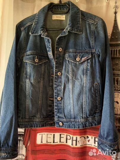 Джинсовая куртка mango