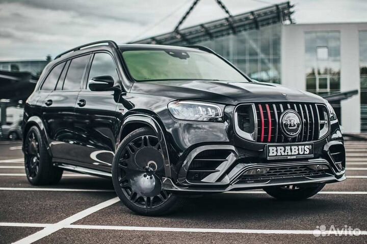 Юбка переднего бампера Mercedes GLS W167 Brabus
