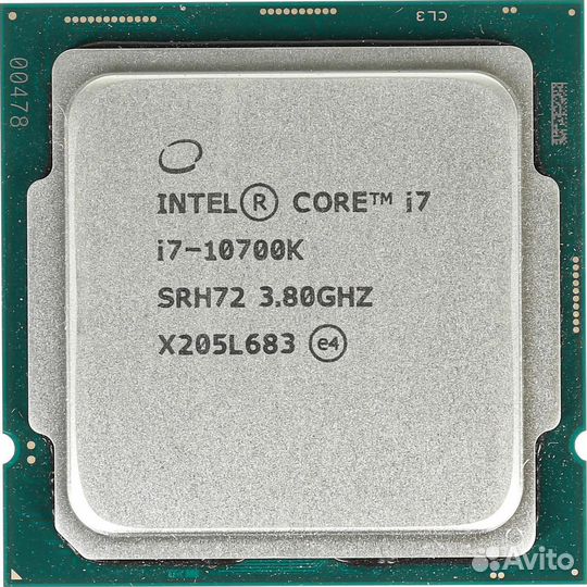 Процессор intel core i7 10700k